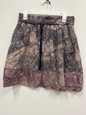 Marc Jacobs Pink and Navy Patterned Mini Skirt size Small